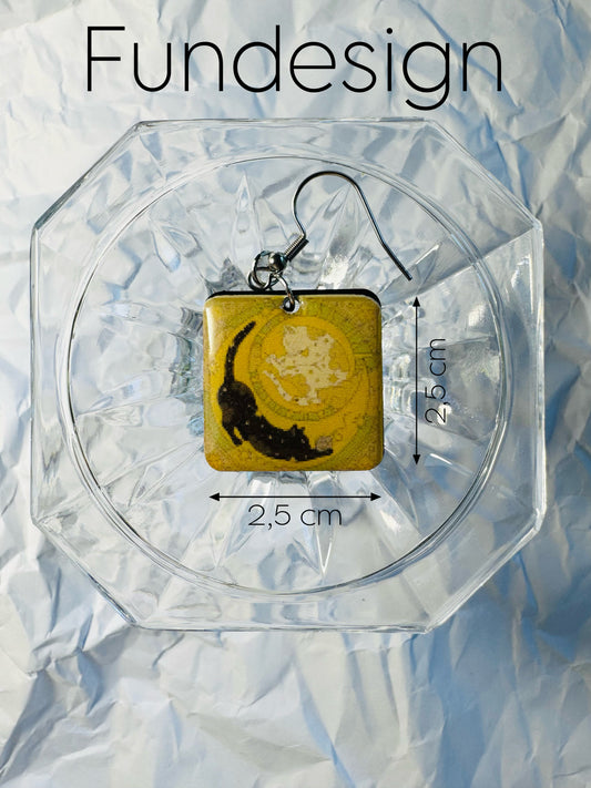 earring two cats #04